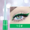 Eyeliner liquido opaco a 17 colori Impermeabile Bianco Nero Matita per eyeliner colorato per principianti Occhi con cappuccio Fondotinta Trucco delineador de ojos Kit