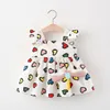 2021 Baby Girl Summer Clothes Toddler Dresses For Girls Sleeveless Print Princess Dress Infant Baby Clothing Newborn Costume Q0716