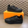 Franse LUXE herenschoenen mode MERK Designer mannen sneakers Echt Leer casual schoen Maat 38-45 MKJL001