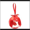 Christmas Festive Suprimentos Home Gardenhristmas Árvore Pendurado Ornamentos Decorações Anos de Presente Navidad Bola Bauble para DIY Xmas Party com B