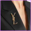 2021 Bambooch Brooch Gold Women Brooch Luxury Designer Jewelry Letter