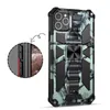 Camouflage Shockproof Anti-Drop Cels Phits Case Pokrywa z uchwytem do iPhone 13 12 11 Pro Max x XS XR 8 7 6S Plus SE2020 DHL Szybko