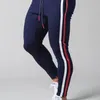 Streetwear Joggers Mężczyźni Spodnie Gym Fitness Odzież Elastyczna Talia Oddychające Dres Spodnie Dna Legginsy Sportowe Spodnie dresowe 211201