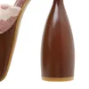 17 cm tacchi marroni sexy scarpe con plateau con cinturino incrociato donna estate sandali con tacco alto scarpe da festa da donna