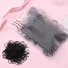 Net Red Ins Small Circle Thin Rope Set Girl's Simple Hair Binding High Elastic Band Basic Hair Ring Pannband