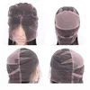 Cor cinza laca cheia perucas de cabelo humano 150 Densidade Virgem Virgin Brasil Remy Hair Wavy Lace Frontal Wigless com pré -Plucked7761465