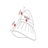 2022 1PC夏の二重層漁師帽子女性空のトップ日焼け止め屋外UV保護折りたたみ式サンシェードキャップG220311