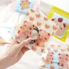 Cartoon valve bag cute teddy bear snacks candy bag plastic sealed pouch food pearl pocket bags