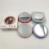 Draagbare LED-spiegel Makeup Bril Make-up Pocket Compact Cosmetische Mini LED-verlichting Lampen