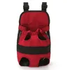 Hondenauto stoel deksels uit dubbele schouder draagbare reizen Backpack Outdoor Pet Carrier Bag Front Mesh Head Suppliesdog