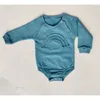 Född Bodysuits Klättring Kläder Born Baby Långärmad Leotard Girl Bodysuit 210702