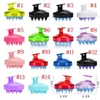 14 styles Brosse de massage Brosses de bain Lavage des cheveux Cuir chevelu Gommage Coussin d'air Silicone Shampooing Peignes Nettoyage Accessoires de salle de bain par mer T9I001770