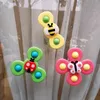 1 stks Cartoon Insect Fiet Spinner Baby Toys Zuig Cups Spinner Top Toy Relief Strs Educatief Vingertop Speelgoed voor Corporavjyavjy