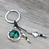 Anslow 2020 Ny Handgjorda DIY Partihandel Crystal Charms Läder Nyckel Kedja för Kvinnor Bag Key Bästa Vän Födelsedaggåva Low0015ky G1019