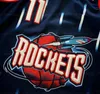 Custom #11 Yao Ming Basketball Jersey Sewn Blue Any Names Number Size S-4xl