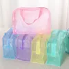 NEWTransparent Waterproof Cosmetic Bag Travel Bathing Makeup Storage Pouch Multifunction Organizer Women Handbag Pouches LLB10085