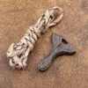 Titanium alloy umbrella rope DIY decorative accessories key ring pendant outdoor EDC multi-function tool broken window