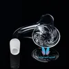 Smoke Banger 전체 용접 Beveled Edge Blender 디자인 흡연 석영 튜브 공동 담배 액세서리 도구 Male Nail Bongs Dab Rigs U.S