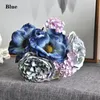 Flores decorativas grinaldas 6 pcs real sala de toque decoração decoração casamento anêmona nórdic peônia seda flores bouquet nupcial artificial