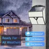 Utomhusvägglampor LED SOLAR POWERED LIGHTS SECURITY Bright Pir Motion Sensor Lamp Street Sunlight Garden Lampoutdoor