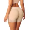 Dames slipje sexy boyshort vrouw nep kont ondergoed push-up gevoerde bil shaper voesteer hip enhancer