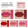 MSDS認定5PCS /セットマットリップ光沢半マット保湿防水LONG-LESTING LIPSTICKメイクアップ24セット/ロットDHL