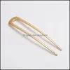 Hair Clips & Barrettes Jewelry Japan Minimalist Alloy Metal Conch Shell Sticks For Women Girl Hairclip Tools Bun Maker Hairpins Headwear Tre