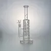 11 Inch Hookahs Thick Glass Bongs Fab Egg Percolator Inline Perc Oil Dab Rigs Straight Tube Water Pipes 14mm Female Joint With Bowl