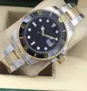 Fashios Bekijk keramische bezel 43 mm rood 18ct gouden zeegeweller oystersteel 126603 glide lock clasp master automatische mechanische mannen Wat226W