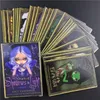 Carte oracle ombre et lumière, 45 pièces, Tarot anglais avec guide PDF, jeu de société amusant pour adultes, adolescents et enfants, Divination