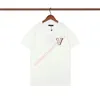 Estate Uomo Donna Designer Stitch Stampa T-shirt ricamata T-shirt allentate Top Camicia da uomo Luxurys Abbigliamento Street Polo Pantaloncini Manica
