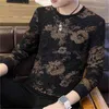 Long-sleeved T-shirt autumn and winter models, trendy men's modal, clothing, cashmere 210420