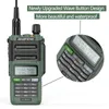 Talkie walkie talkie 2st baofeng uv9r pro ip68 vattentät UHF VHF Ham CB Radio uppgraderad av UV9R 50 km lång räckvidd