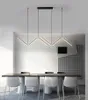 Lampade a sospensione Lampada moderna minimalista sopra il tavolo da pranzo Isola della cucina Decorazioni per la casa Lampadario a sospensione per apparecchio di illuminazione per sala studio