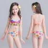 Swimsuits Girl One-piece Print Suit Swimwear Summer 1pcs Monokini Kids Bathing Suits Baby s Beachwear Backless6067524