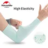 Elbow & Knee Pads Naturehike Fashion Straight Sun Protection Sleeve Summer Ice Feeling High Elasticity Arm Cover Sport Cycling Outdoors Cool