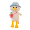 30/45/60 / 70cm grappige eend pluche speelgoed mooie dier duck go shool gevulde zachte baby poppen cartoon verjaardagscadeau