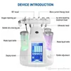 Spa facial skin pore cleaning machine 6 in 1 bio Water Dermabrasion Crystal Microdermabrasion Diamond Hydro system