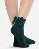 5 par / 10 sztuk Kobieta Hit Krótkie Sock Ladies Velvet Bow Knot Sox 10 Kolory Najwyższej Jakości Kobiet Cukierki Kolor Welur Skarpety