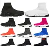 2021 Designer Män Womens Speed ​​Trainer Sock Boots Strumpor Stövlar Casual Shoes Shoe Runners Runner Sneakers 36-45