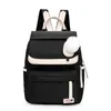 Torby szkolne Preppy Student Cute Fresh Plecak Kobiety Bookbag Wodoodporna Travel Bagpack Girls Kawaii Laptop Plecak