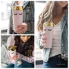 Travel Mug Reusable Smoothie Plastic Iced Eyelash Tumbler Double-walled Ice Cold Drink Coffee Cup Sea Shipping T2I51821
