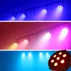 54x3W LED DJ 파 라이트 RGBW 162WATT DMX 512 무대 조명 디스코 프로젝터 홈 웨딩 파티 교회 콘서트 댄스 플로어 조명