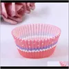 Other Festive Supplies Home Garden100 Pcs Paper Baking Cups Cupcake Wrappers Liners Muffin Cases Cake Cup Party Favors Red Drop Delivery