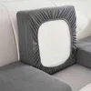 Capa de almofada de assento de sofá elástica cor sólida animais de estimação protetor de móveis Lavável 1/2/3/4 assentos removíveis slipcover 211102