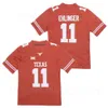 Mężczyźni Ole Miss Rebels College Football 10 Eli Manning koszulki nietykalne legendy kolor kolor czerwony haft i szycie oddychające uniwersytet czyste bawełniane dobre/top