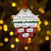 Christmas Stockings Tree Decorations DIY Names & Greetings Indoor Decor Resin Ornaments In 5 Editions CO099