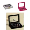 Jewelry Pouches, Bags Ear Studs Organizer Portable Wear-resistant Delicate Space-saving Ring Storage Box Display Case