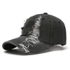 NewParty Şapkalar erkek Bahar Yaz Avrupa ve Amerikan Moda Delik Beyzbol Şapkası Denim Caps Bayanlar Açık Güneş Şapka CCF8150