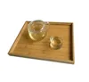 Fruit Storage Plates Bamboo Tea Cutlery Rectangular Tray Pallet Household Multi Function Decoration Food Hotel Serving Trays